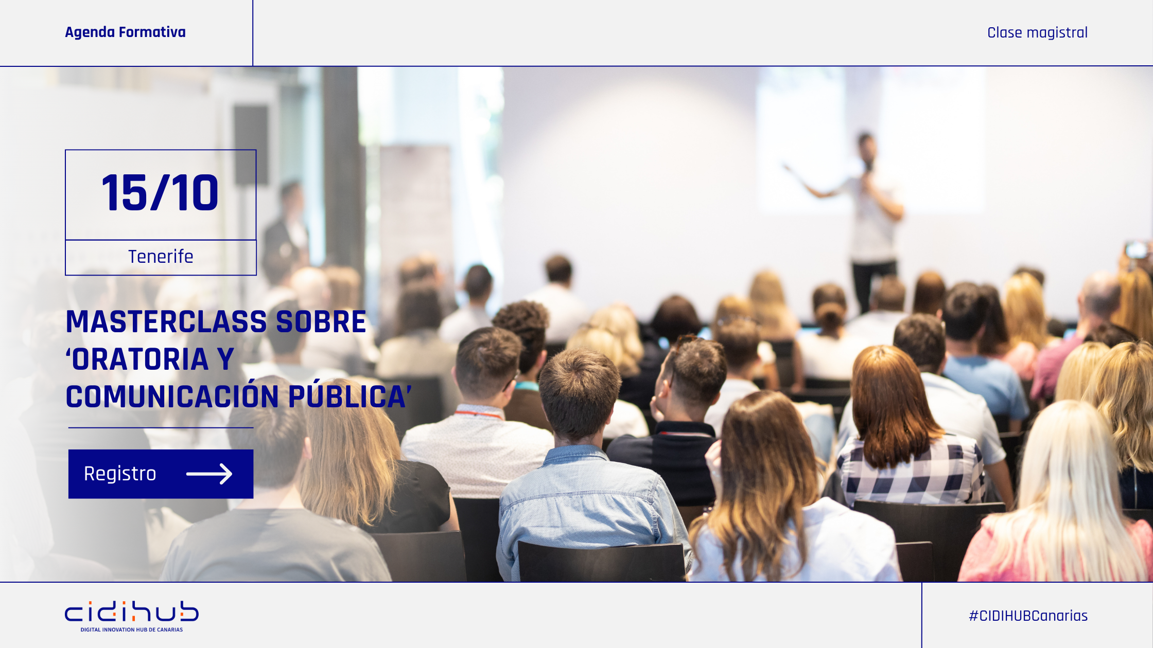 Masterclass sobre ‘Oratoria y Comunicación Pública’