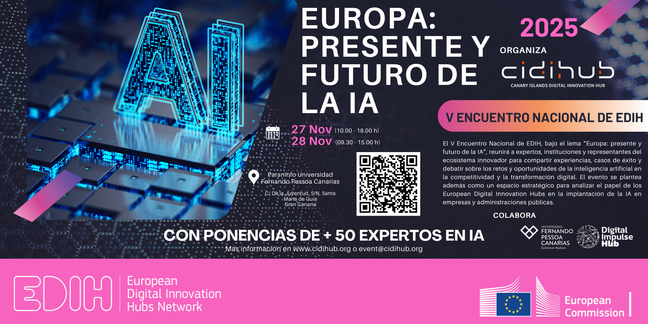 V Encuentro Nacional de EDIH España. Europa: Presente y Futuro de la IA