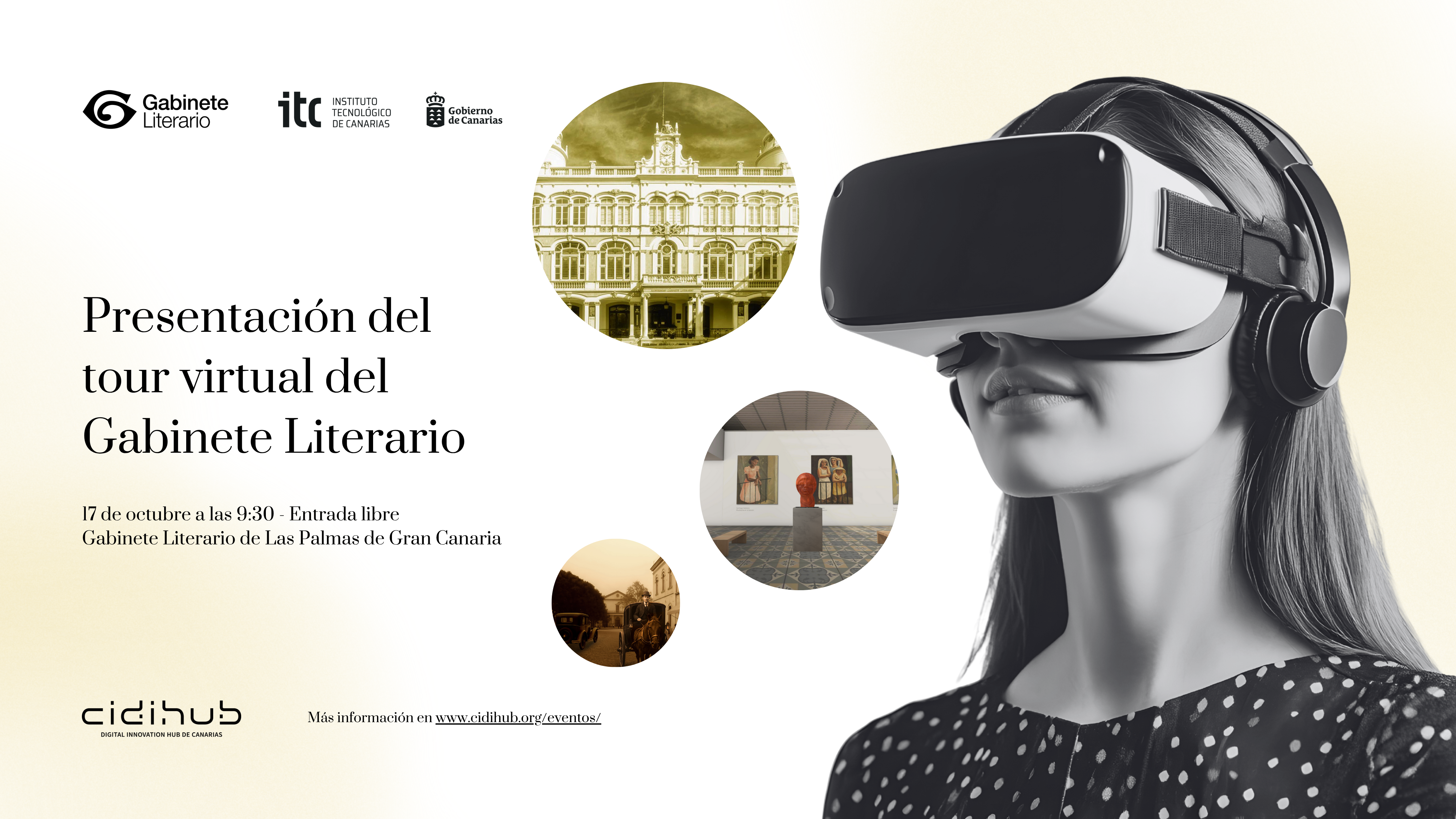 Presentación del tour virtual del Gabinete Literario